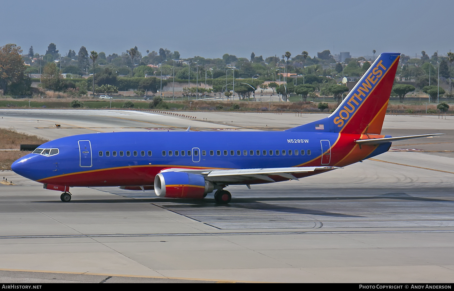 Aircraft Photo of N528SW | Boeing 737-5H4 | Southwest Airlines | AirHistory.net #567502