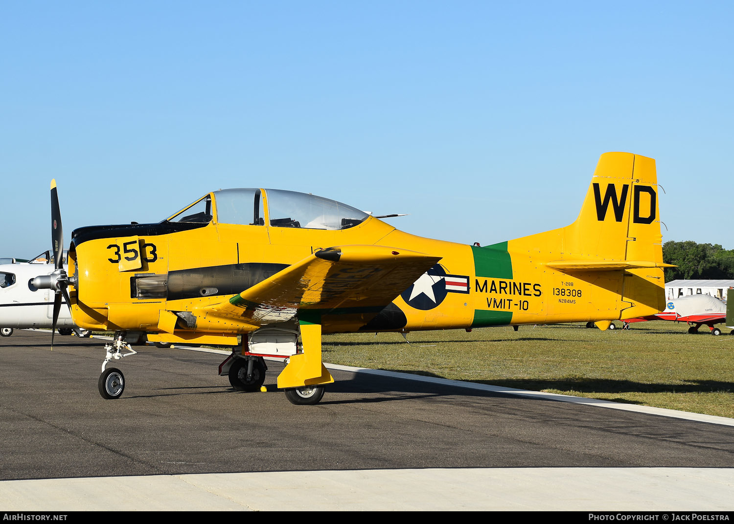 Aircraft Photo of N284MS / 138308 | North American T-28B Trojan | USA - Marines | AirHistory.net #567525
