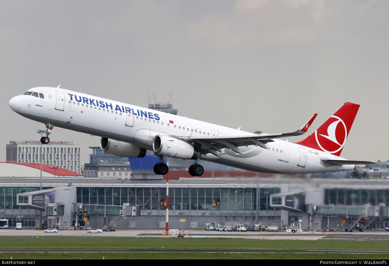 Aircraft Photo of TC-JSP | Airbus A321-231 | Turkish Airlines | AirHistory.net #567550
