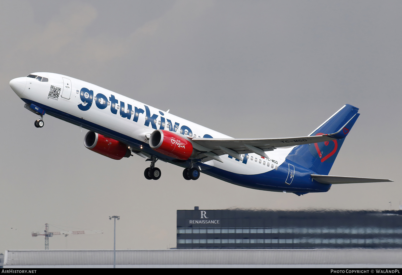 Aircraft Photo of TC-MGD | Boeing 737-8K5 | MGA - Mavi Gok Aviation | AirHistory.net #567556