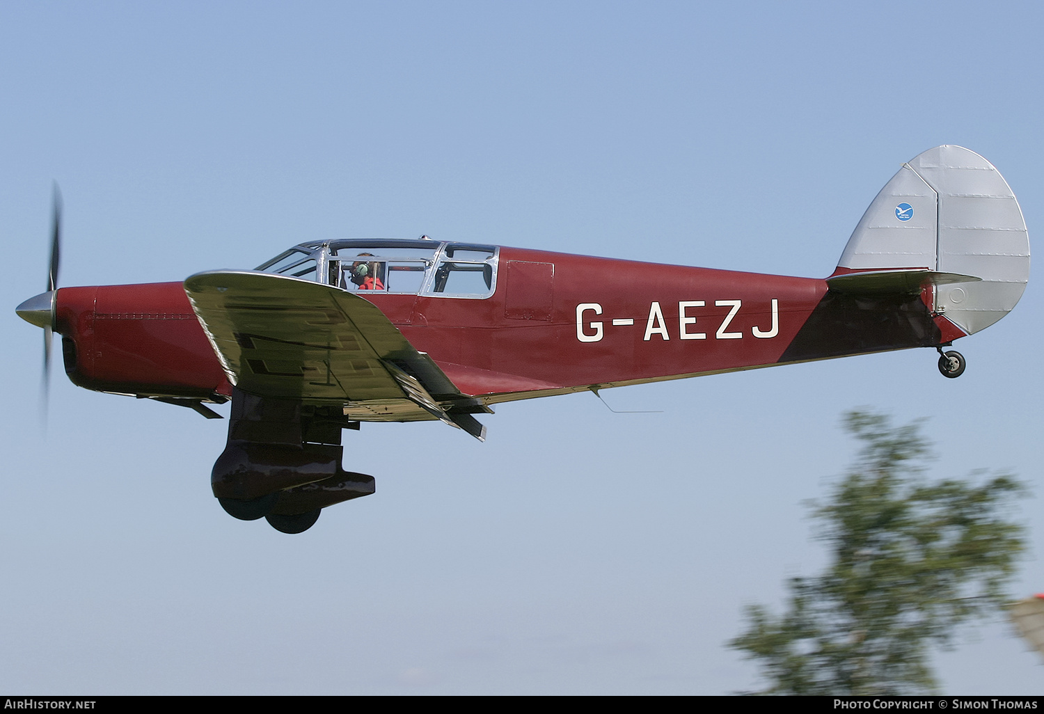 Aircraft Photo of G-AEZJ | Percival P.10 Vega Gull | AirHistory.net #567597