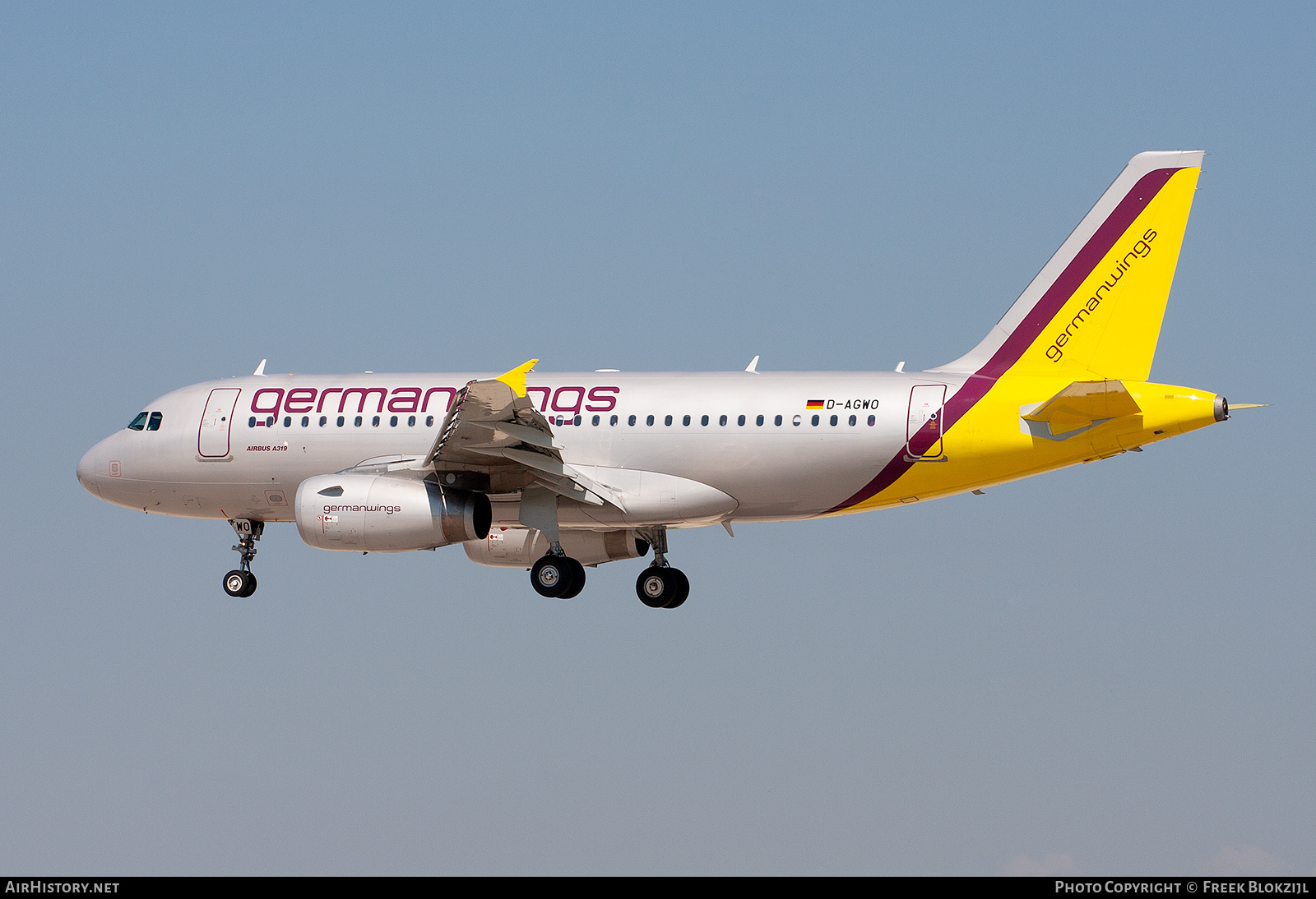 Aircraft Photo of D-AGWO | Airbus A319-132 | Germanwings | AirHistory.net #567610