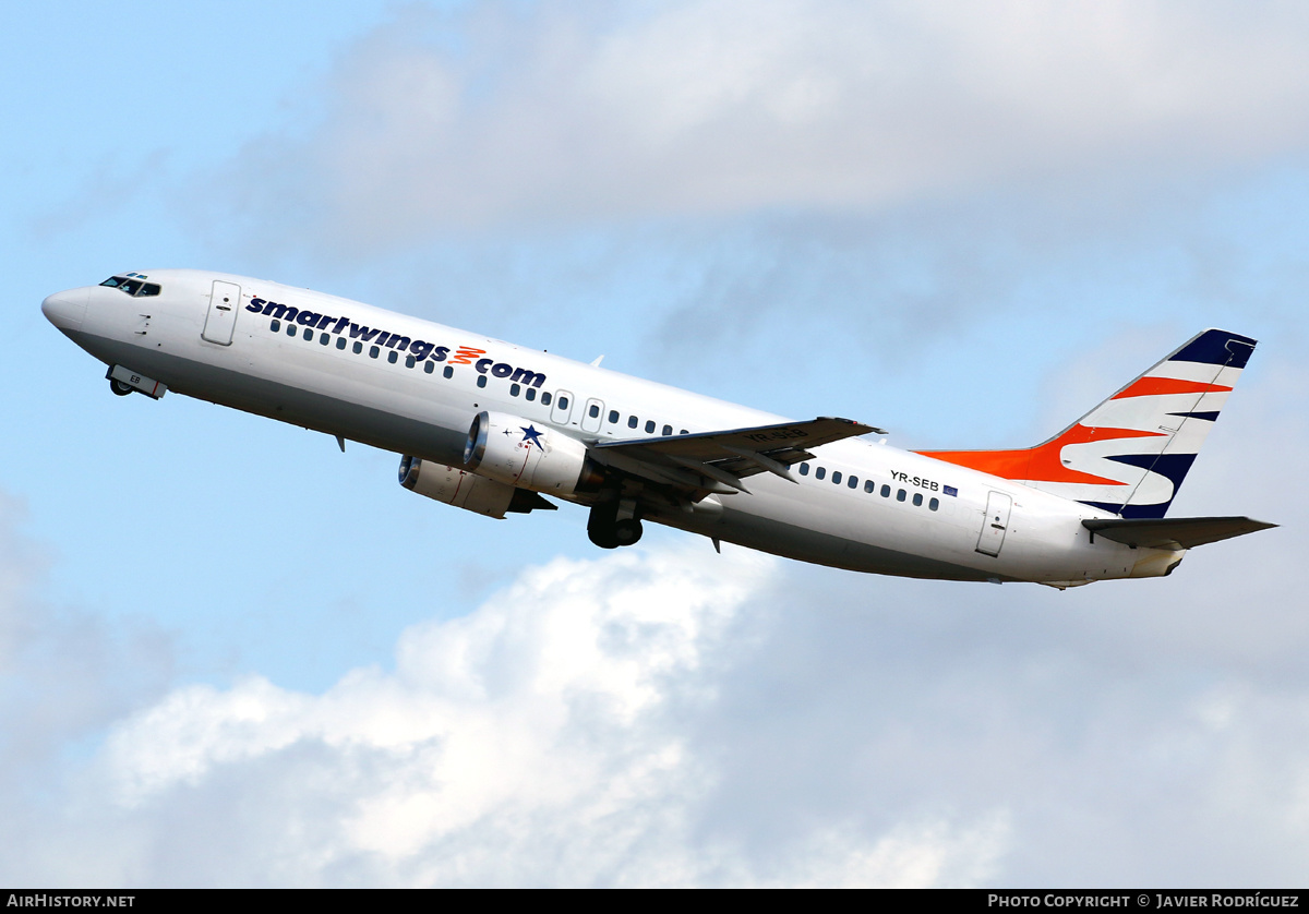 Aircraft Photo of YR-SEB | Boeing 737-484 | Smartwings | AirHistory.net #567617