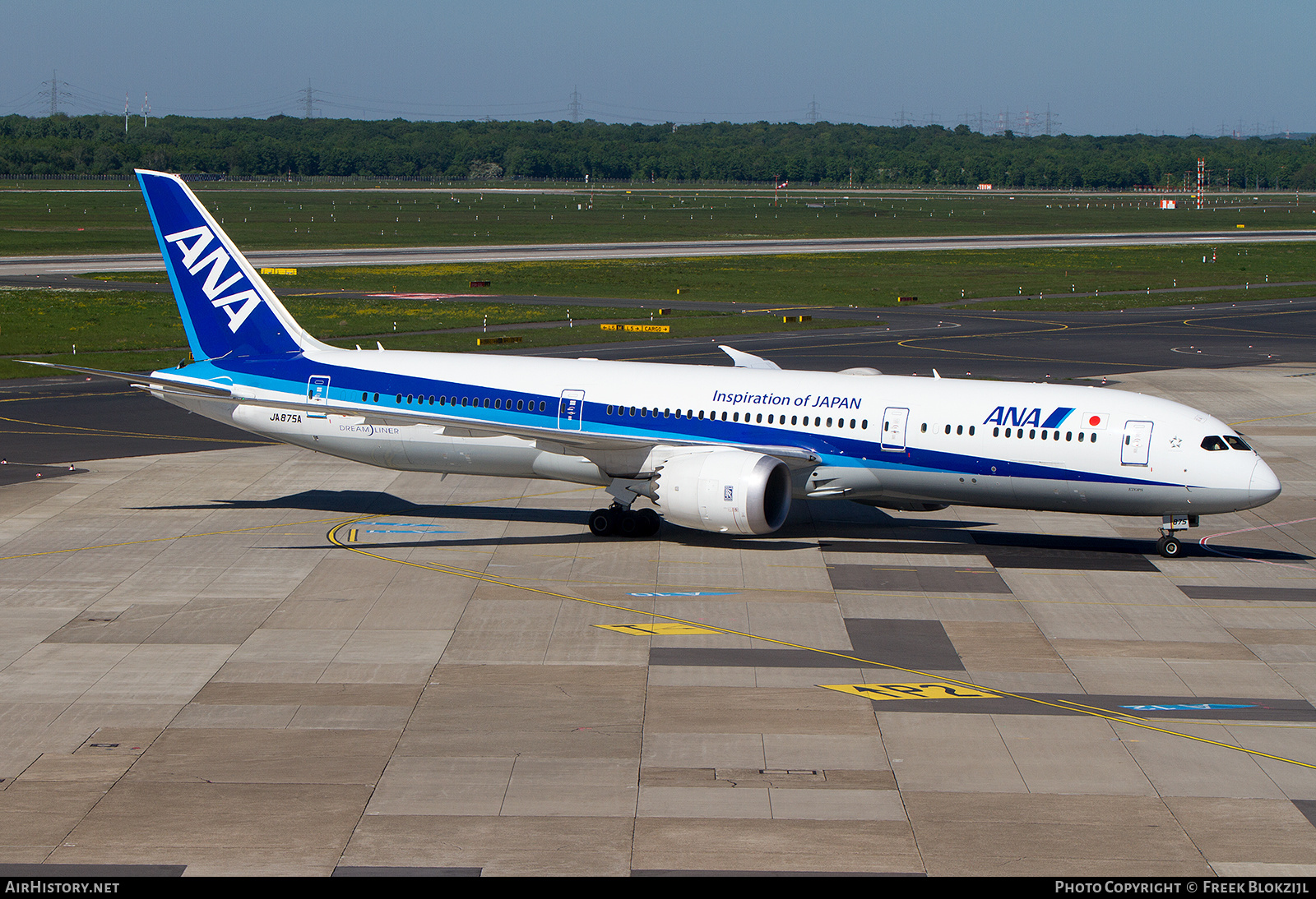 Aircraft Photo of JA875A | Boeing 787-9 Dreamliner | All Nippon Airways - ANA | AirHistory.net #567622