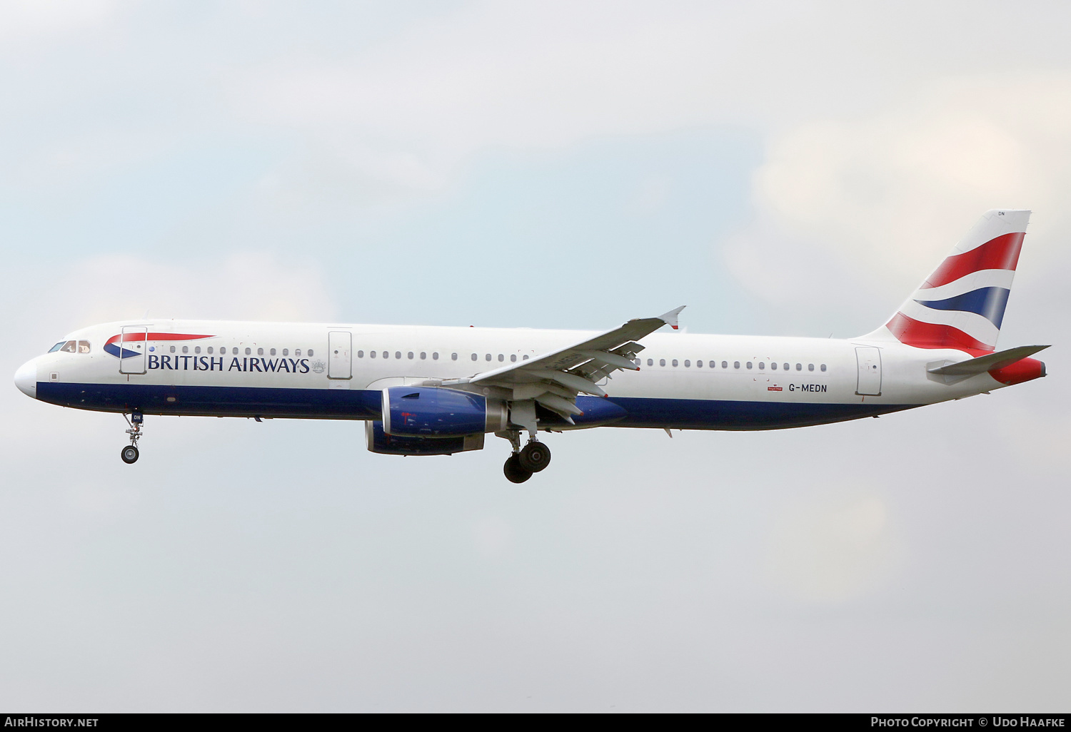 Aircraft Photo of G-MEDN | Airbus A321-231 | British Airways | AirHistory.net #567634