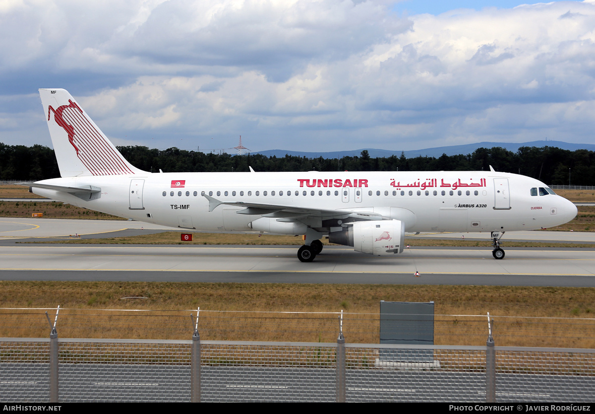 Aircraft Photo of TS-IMF | Airbus A320-211 | Tunisair | AirHistory.net #567655