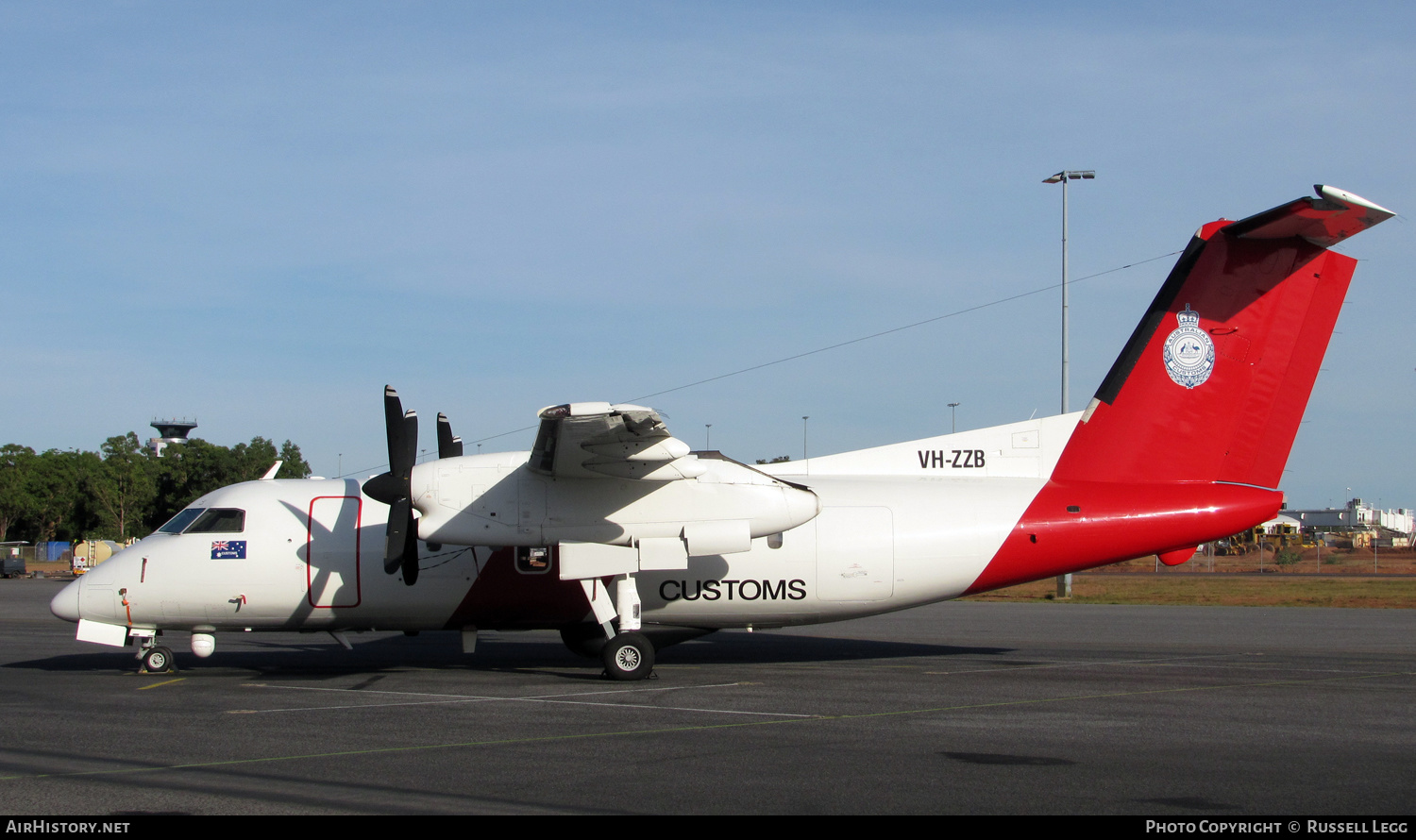 Aircraft Photo of VH-ZZB | De Havilland Canada DHC-8-202B Dash 8 | Australian Customs | AirHistory.net #567687