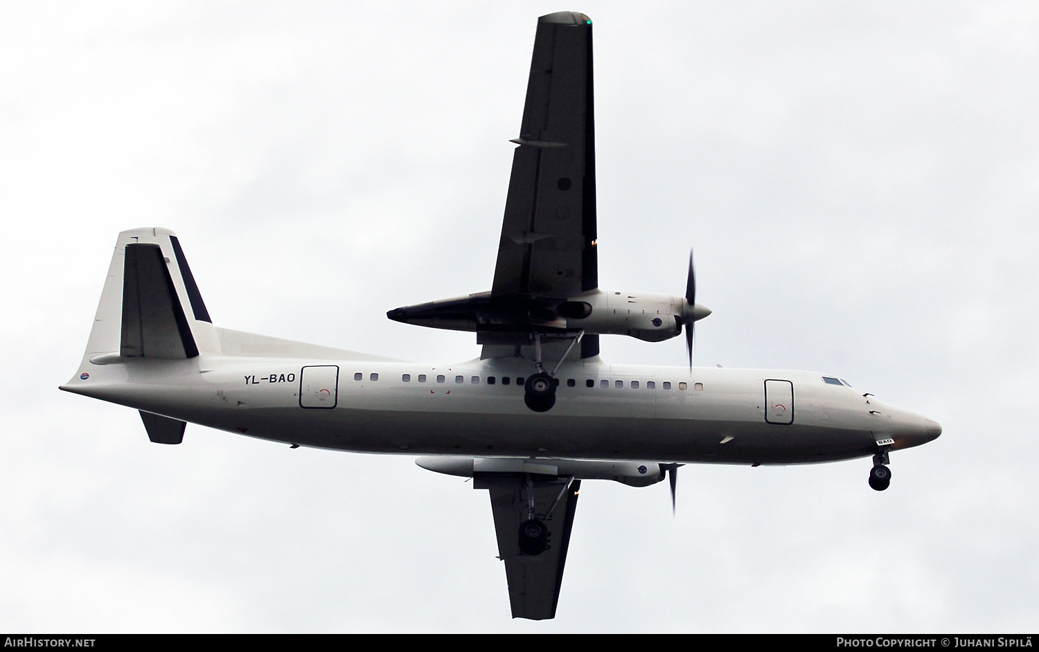 Aircraft Photo of YL-BAO | Fokker 50 | AirBaltic | AirHistory.net #567738