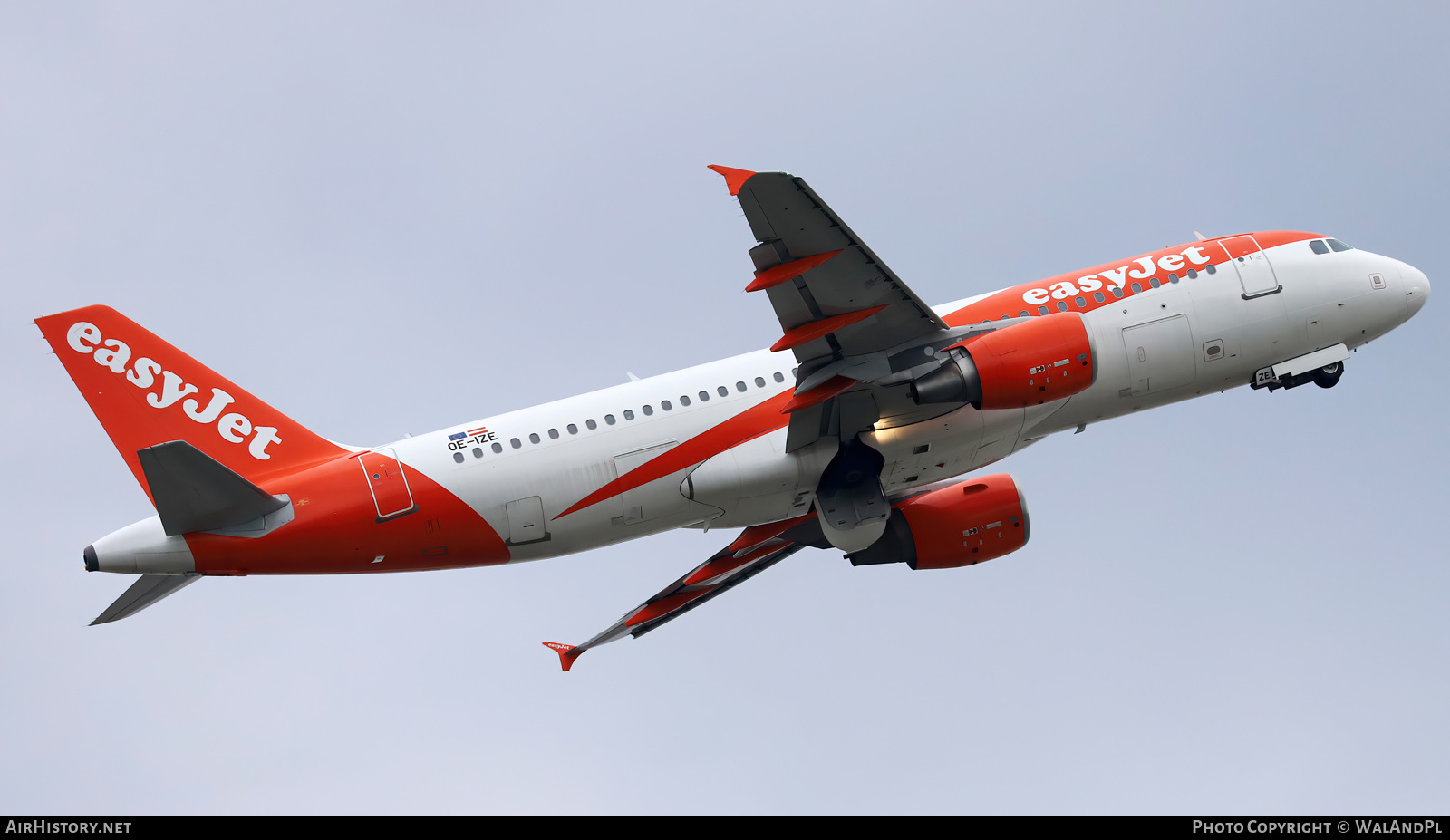 Aircraft Photo of OE-IZE | Airbus A320-214 | EasyJet | AirHistory.net #567770