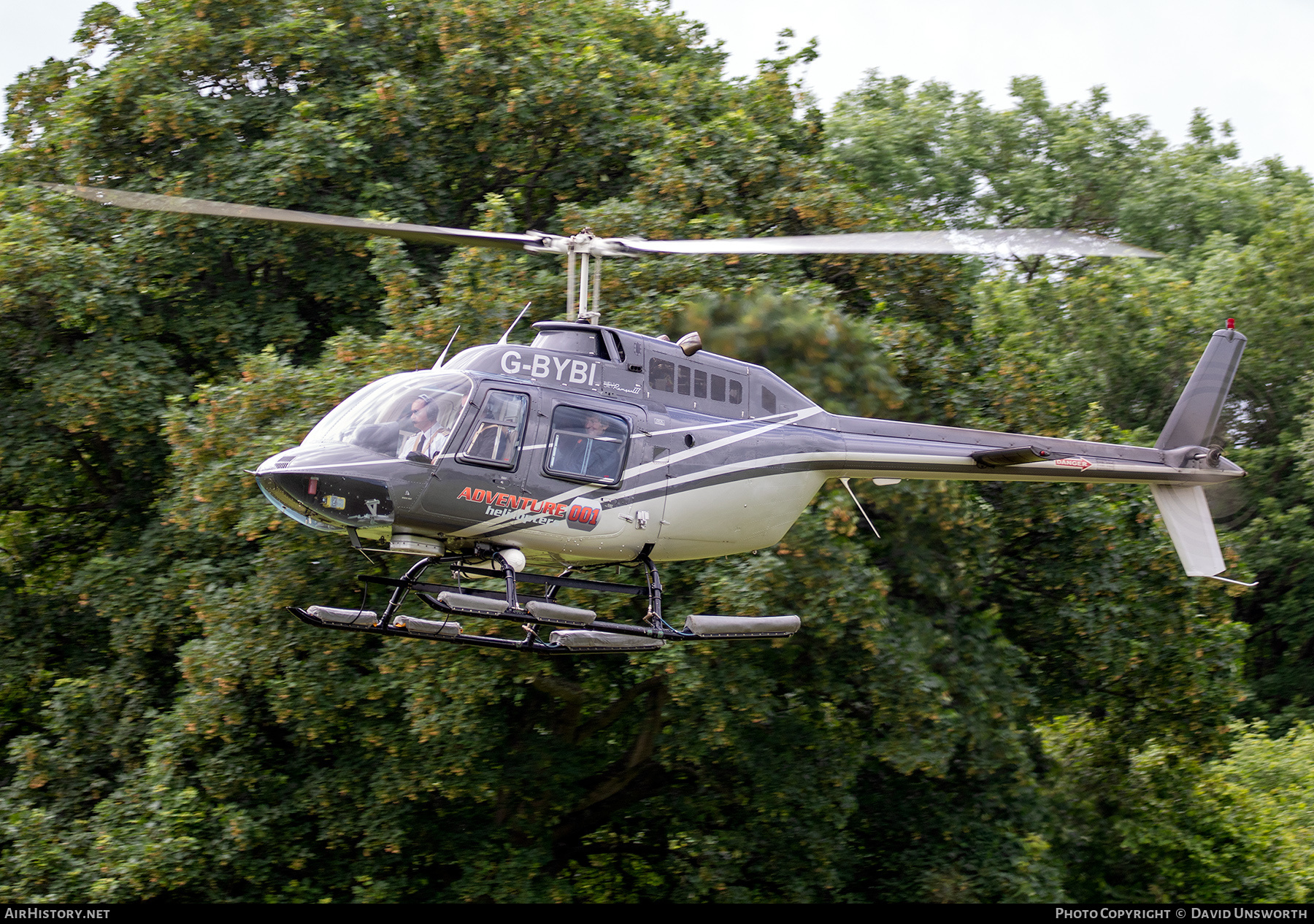 Aircraft Photo of G-BYBI | Bell 206B-3 JetRanger III | Adventure Helicopters | AirHistory.net #567836