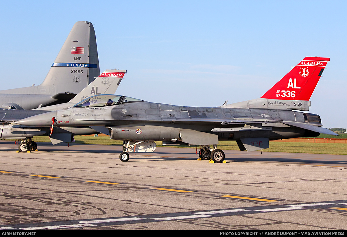 Aircraft Photo of 87-0336 / AF87-336 | General Dynamics F-16C Fighting Falcon | USA - Air Force | AirHistory.net #567884