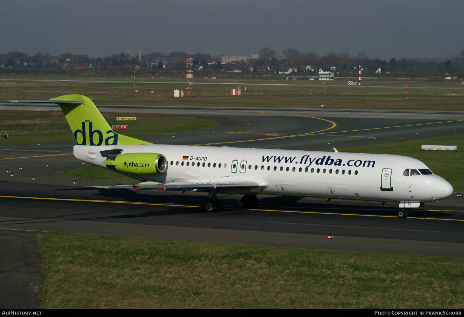 Aircraft Photo of D-AGPD | Fokker 100 (F28-0100) | DBA - Deutsche BA | AirHistory.net #567897