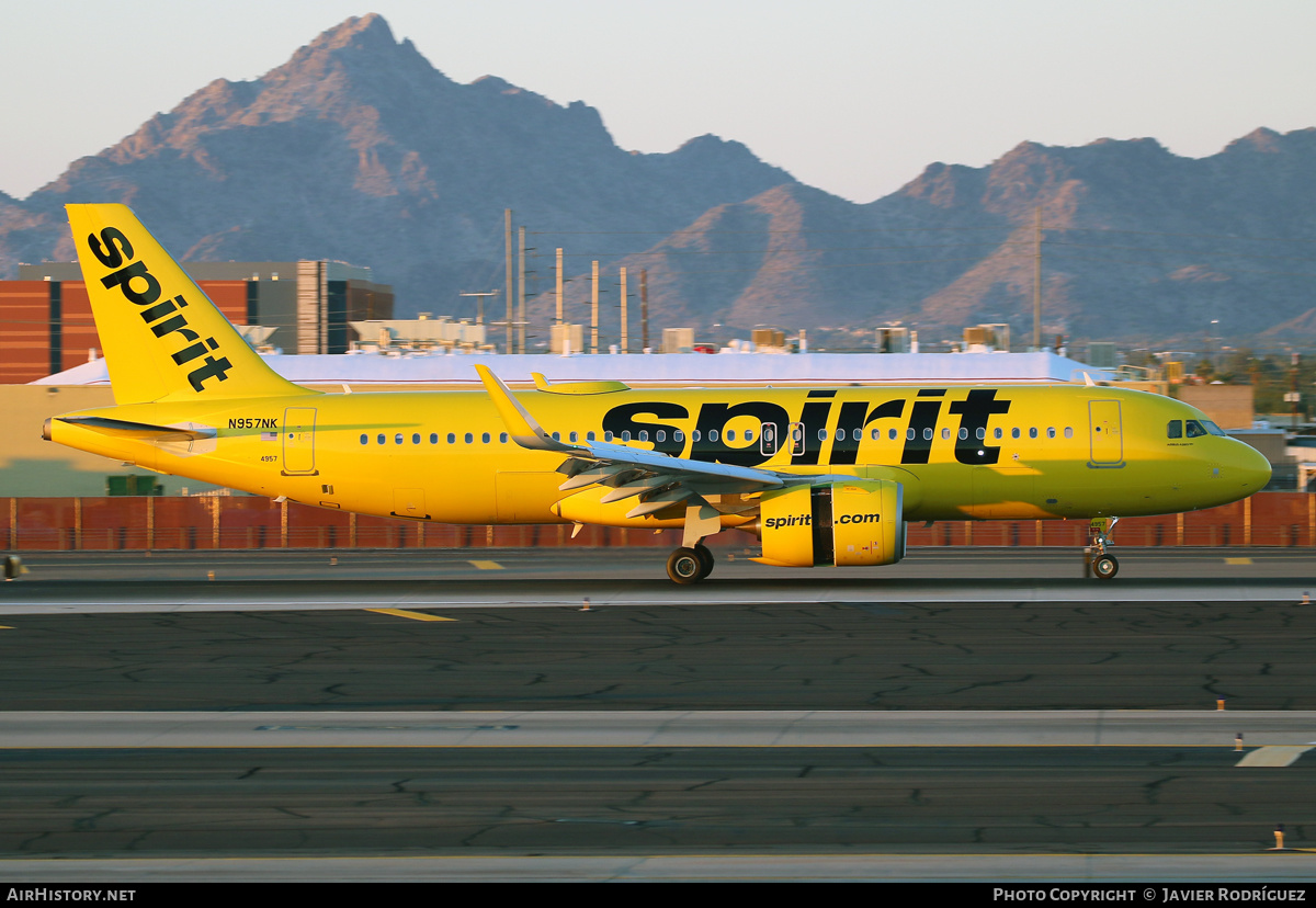 Aircraft Photo of N957NK | Airbus A320-271N | Spirit Airlines | AirHistory.net #567929