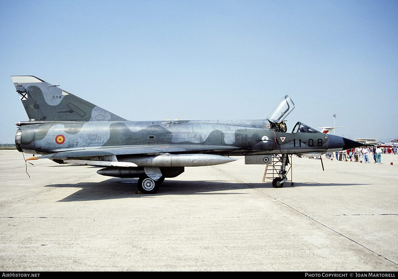 Aircraft Photo of C11-8 | Dassault Mirage IIIEE | Spain - Air Force | AirHistory.net #567948