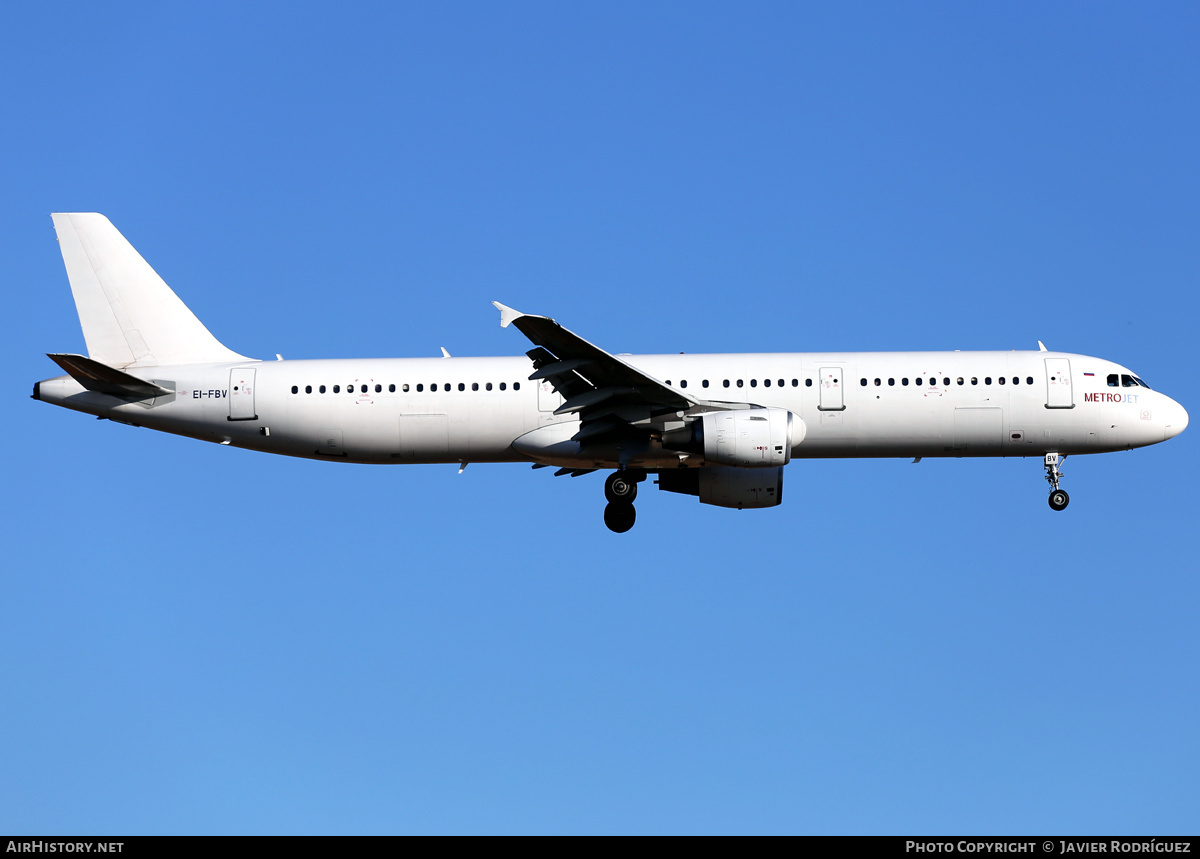 Aircraft Photo of EI-FBV | Airbus A321-211 | Metrojet | AirHistory.net #567956
