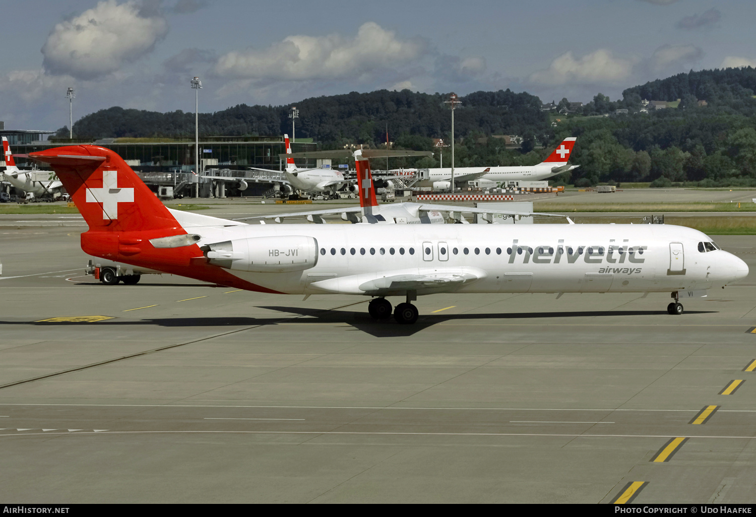 Aircraft Photo of HB-JVI | Fokker 100 (F28-0100) | Helvetic Airways | AirHistory.net #567964