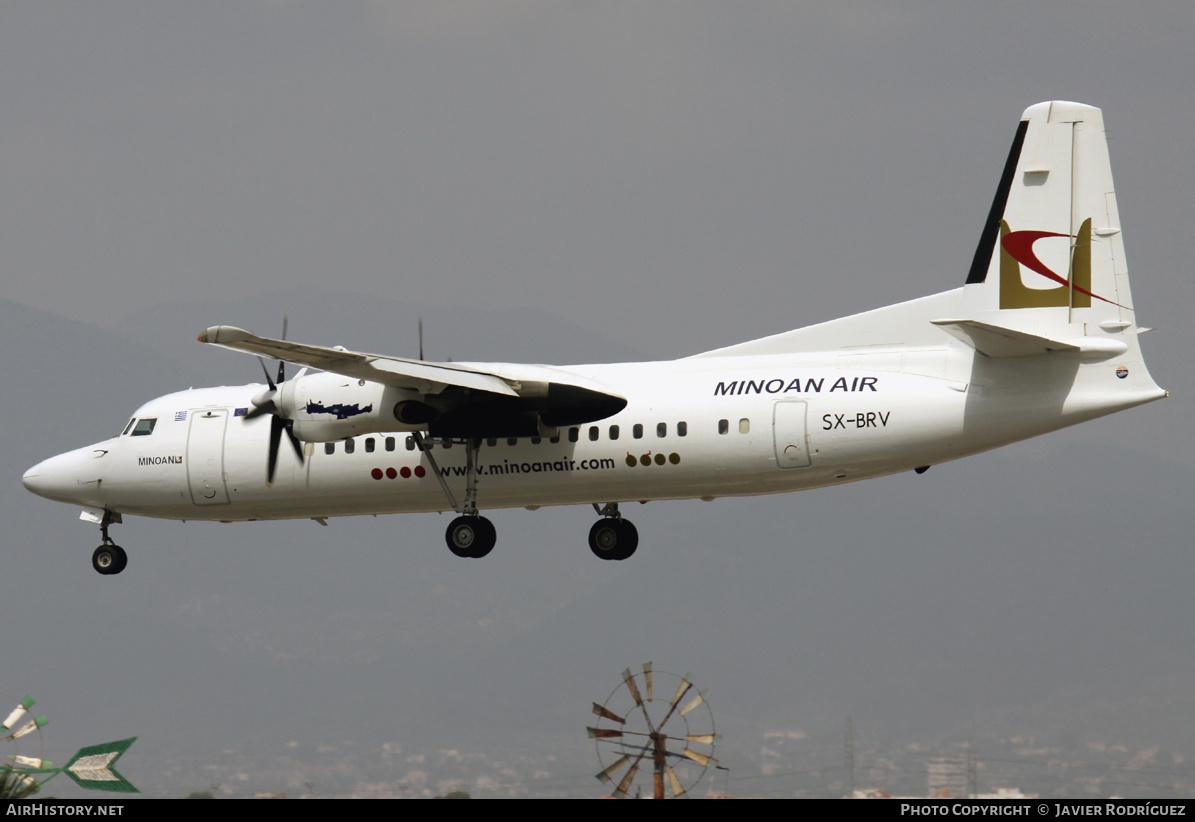 Aircraft Photo of SX-BRV | Fokker 50 | Minoan Air | AirHistory.net #567974