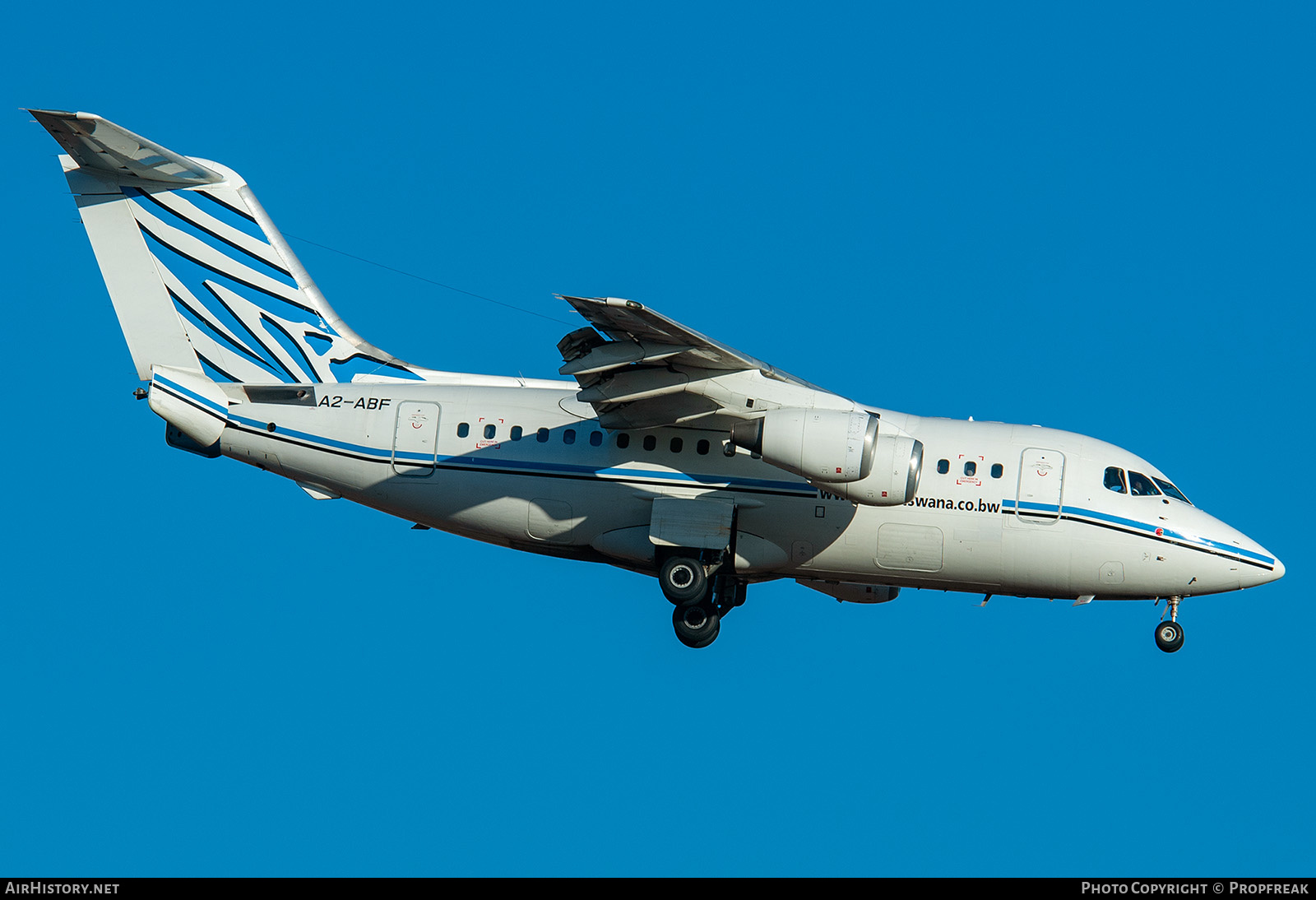 Aircraft Photo of A2-ABF | British Aerospace BAe-146-100 | Air Botswana | AirHistory.net #567993