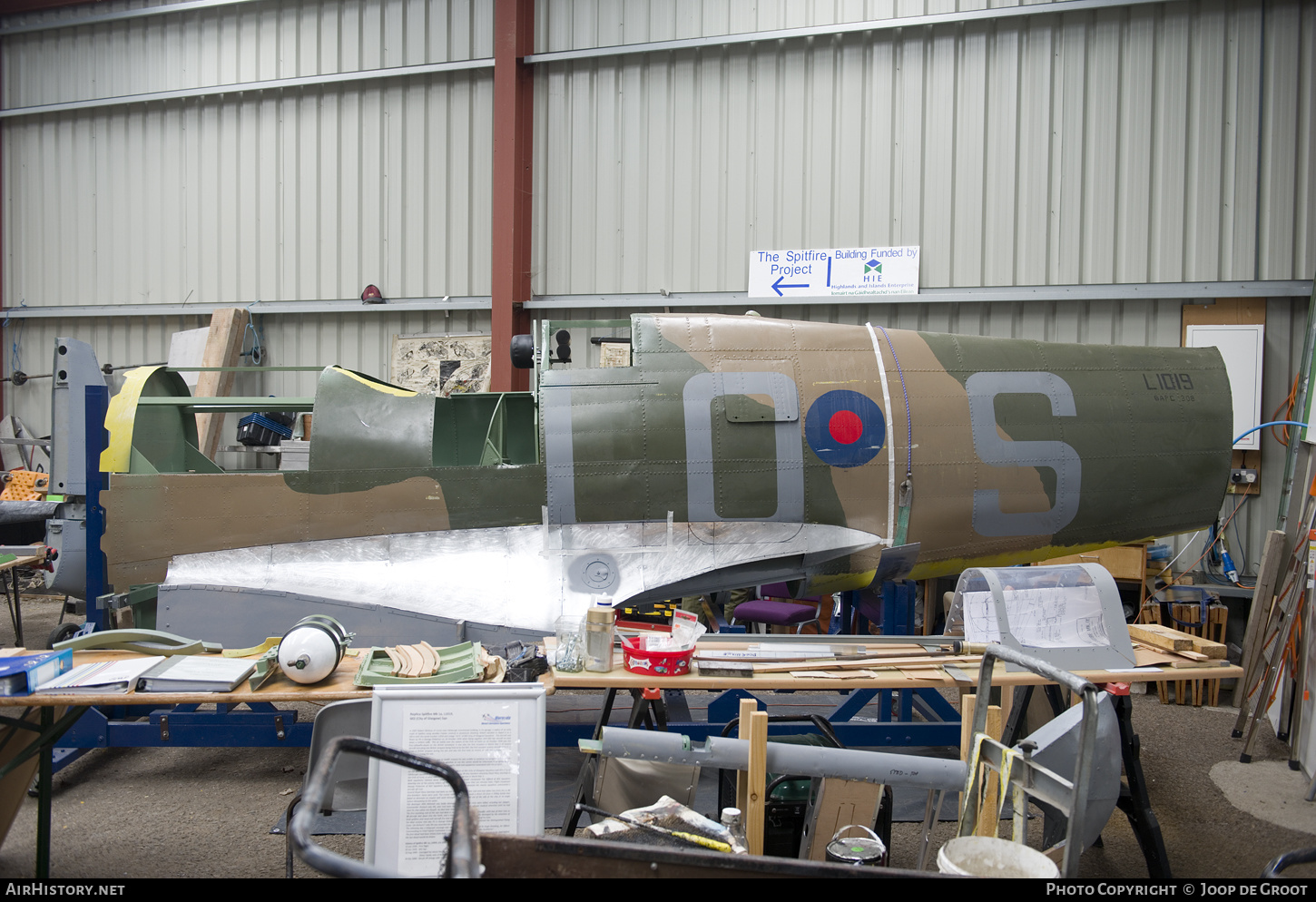 Aircraft Photo of BAPC 308 / L1019 | Supermarine 300 Spitfire Mk1 (replica) | UK - Air Force | AirHistory.net #568018