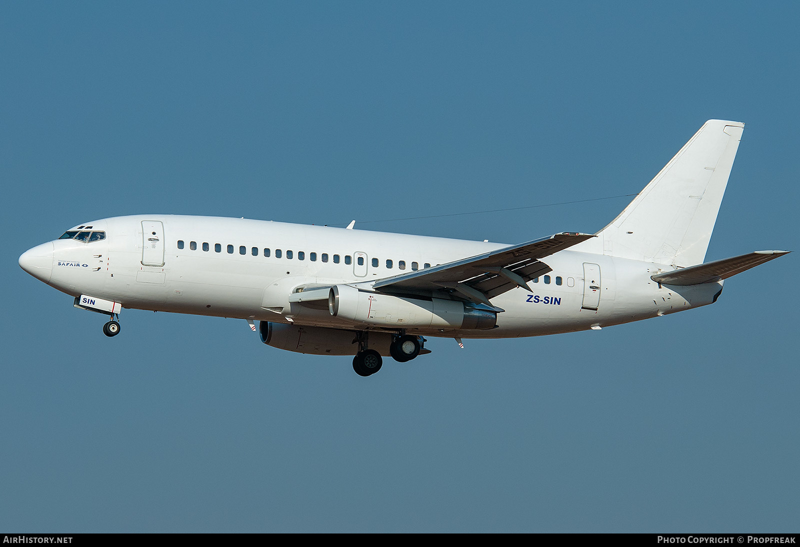 Aircraft Photo of ZS-SIN | Boeing 737-236/Adv | Safair | AirHistory.net #568027