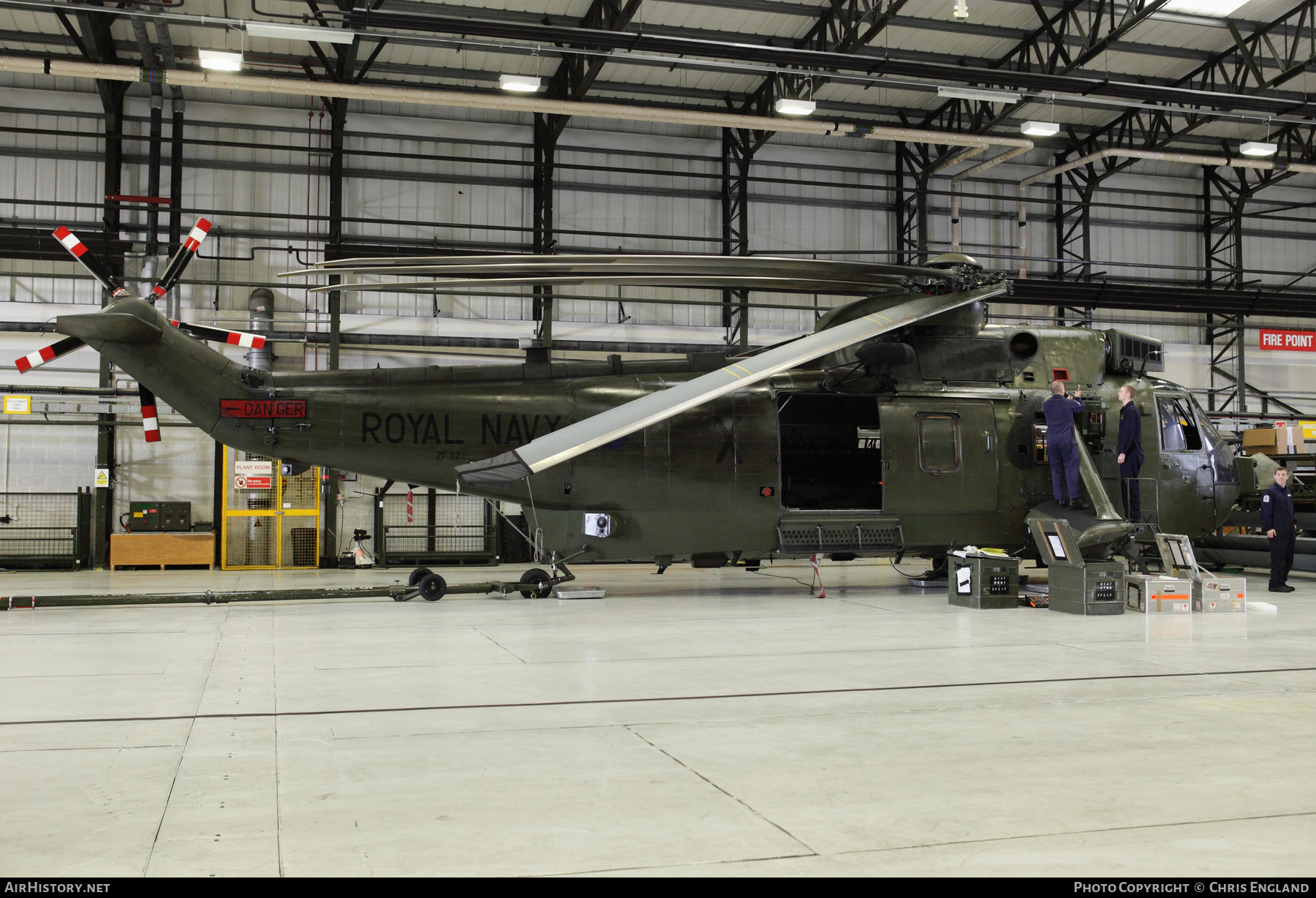 Aircraft Photo of ZF117 | Westland WS-61 Sea King HC4 | UK - Navy | AirHistory.net #568028