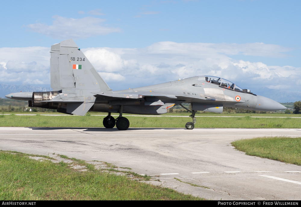 Aircraft Photo of SB234 | Sukhoi Su-30MKI | India - Air Force | AirHistory.net #568106