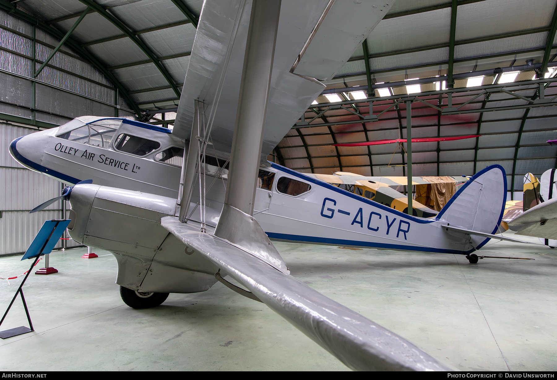 Aircraft Photo of G-ACYR | De Havilland D.H. 89 Dragon Rapide | Olley Air Service | AirHistory.net #568115