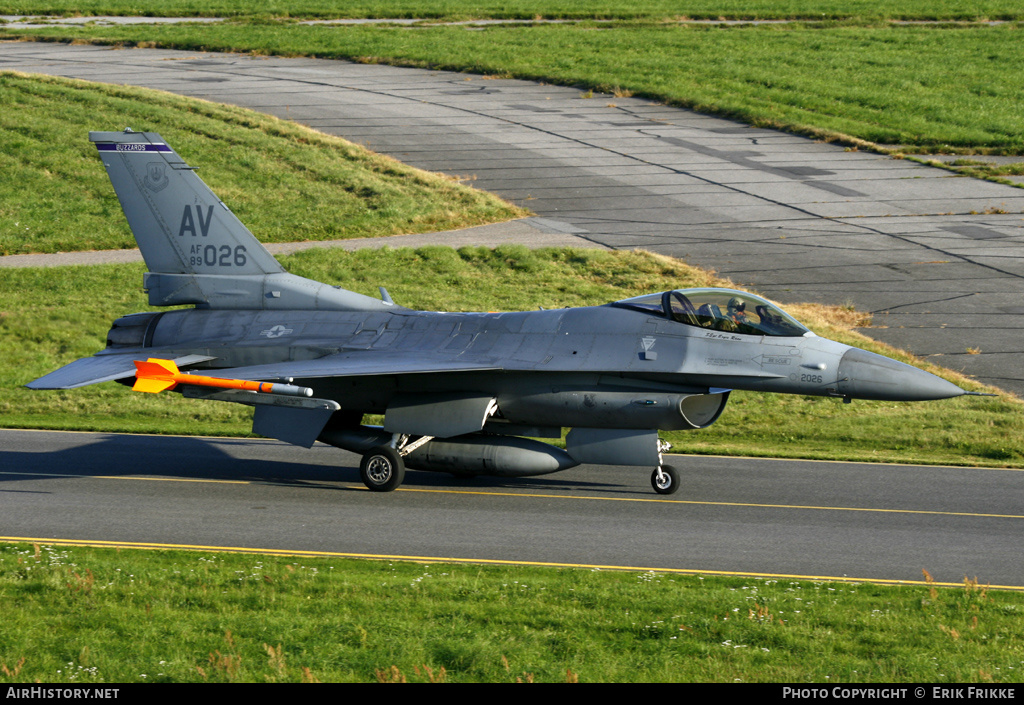 Aircraft Photo of 89-2025 / AF89-025 | General Dynamics F-16CM Fighting Falcon | USA - Air Force | AirHistory.net #568142