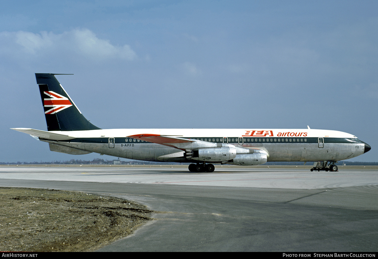 Aircraft Photo of G-APFD | Boeing 707-436 | BEA Airtours - British European Airways | AirHistory.net #568154