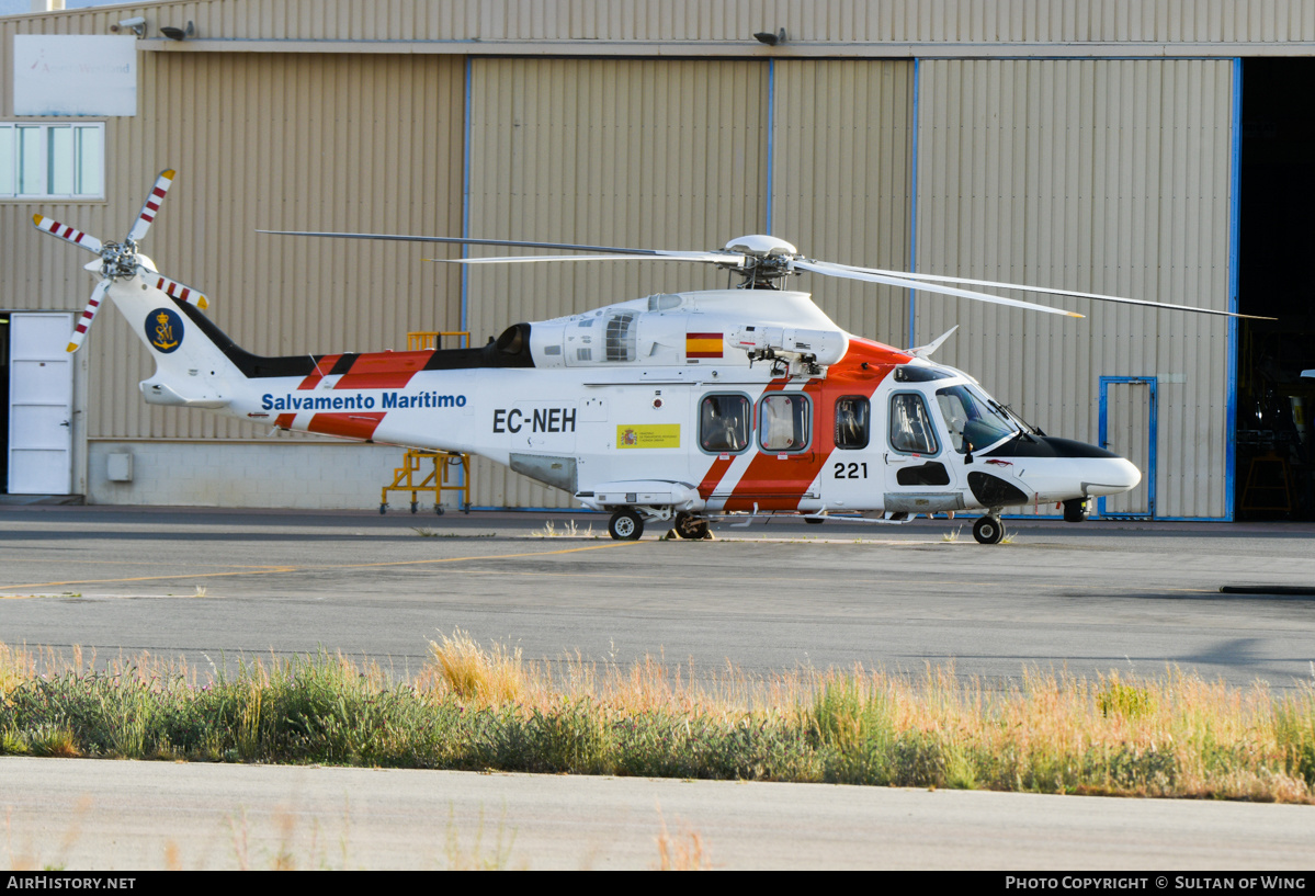 Aircraft Photo of EC-NEH | AgustaWestland AW-139 | Sociedad de Salvamento y Seguridad Marítima | AirHistory.net #568163