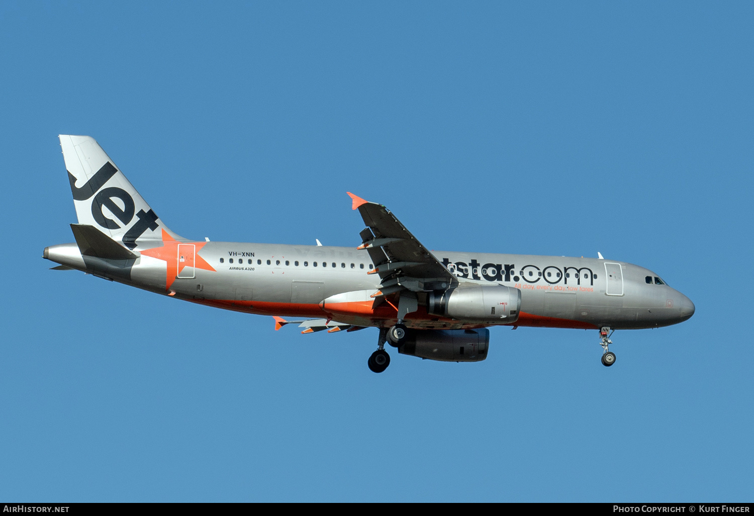 Aircraft Photo of VH-XNN | Airbus A320-232 | Jetstar Airways | AirHistory.net #568168