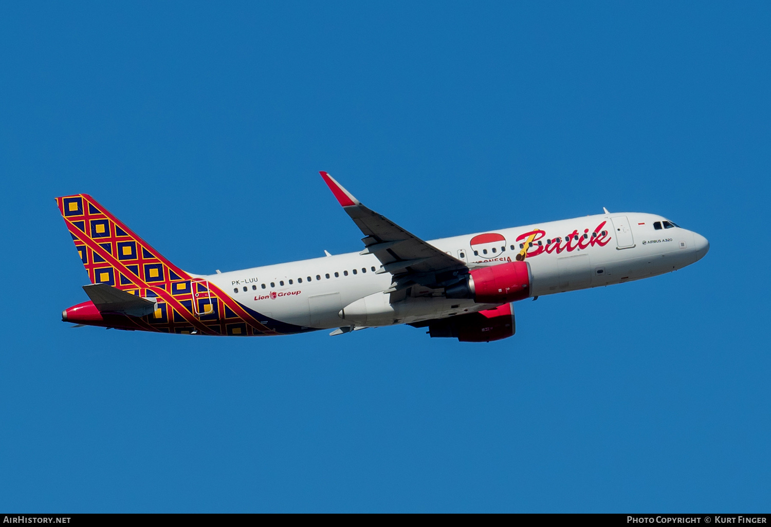 Aircraft Photo of PK-LUU | Airbus A320-214 | Batik Air | AirHistory.net #568179