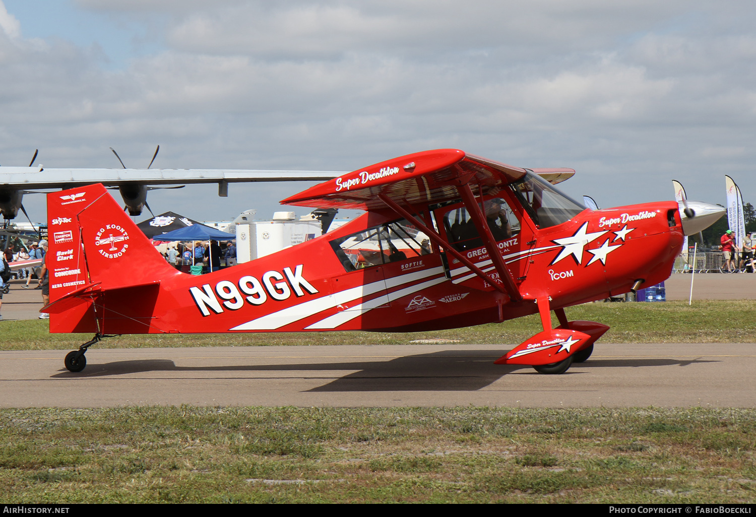 Aircraft Photo of N99GK | American Champion 8KCAB-180 Super Decathlon | Greg Koontz Airshows | AirHistory.net #568217