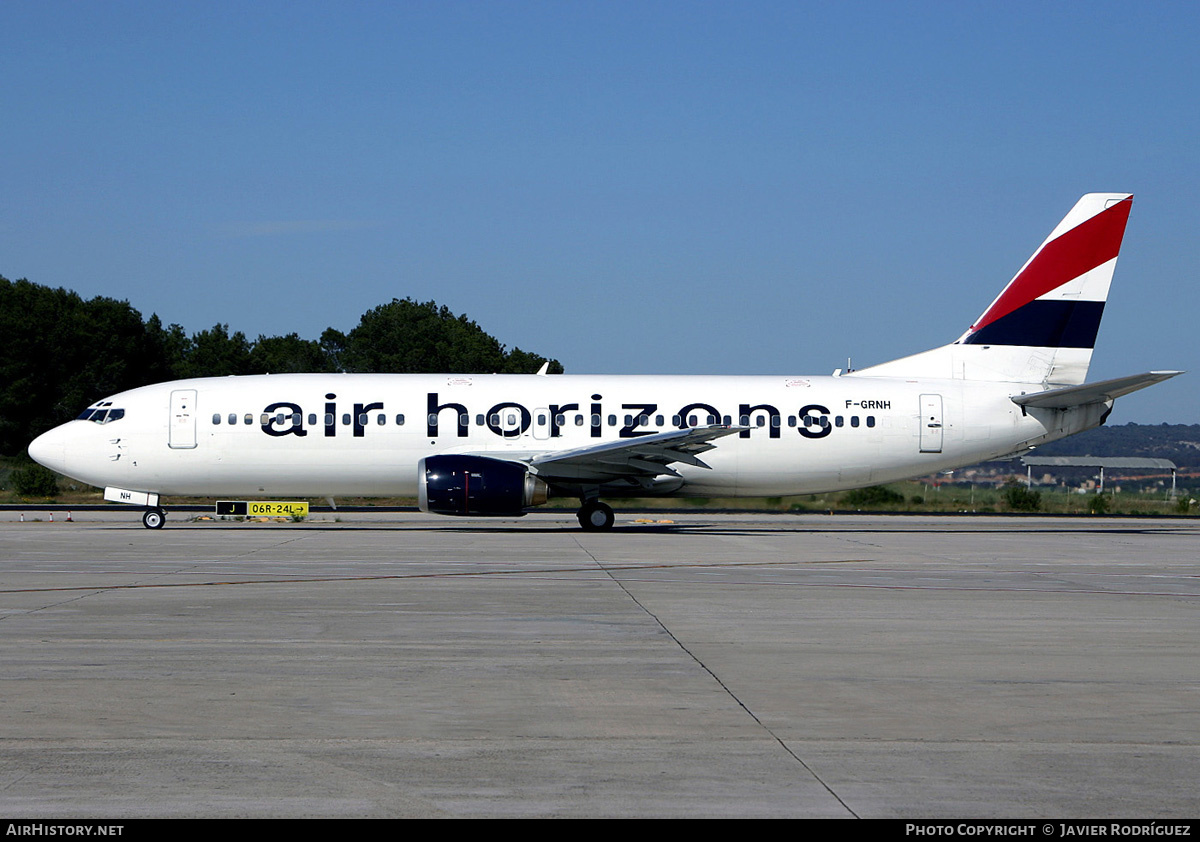 Aircraft Photo of F-GRNH | Boeing 737-4Q8 | Air Horizons | AirHistory.net #568284