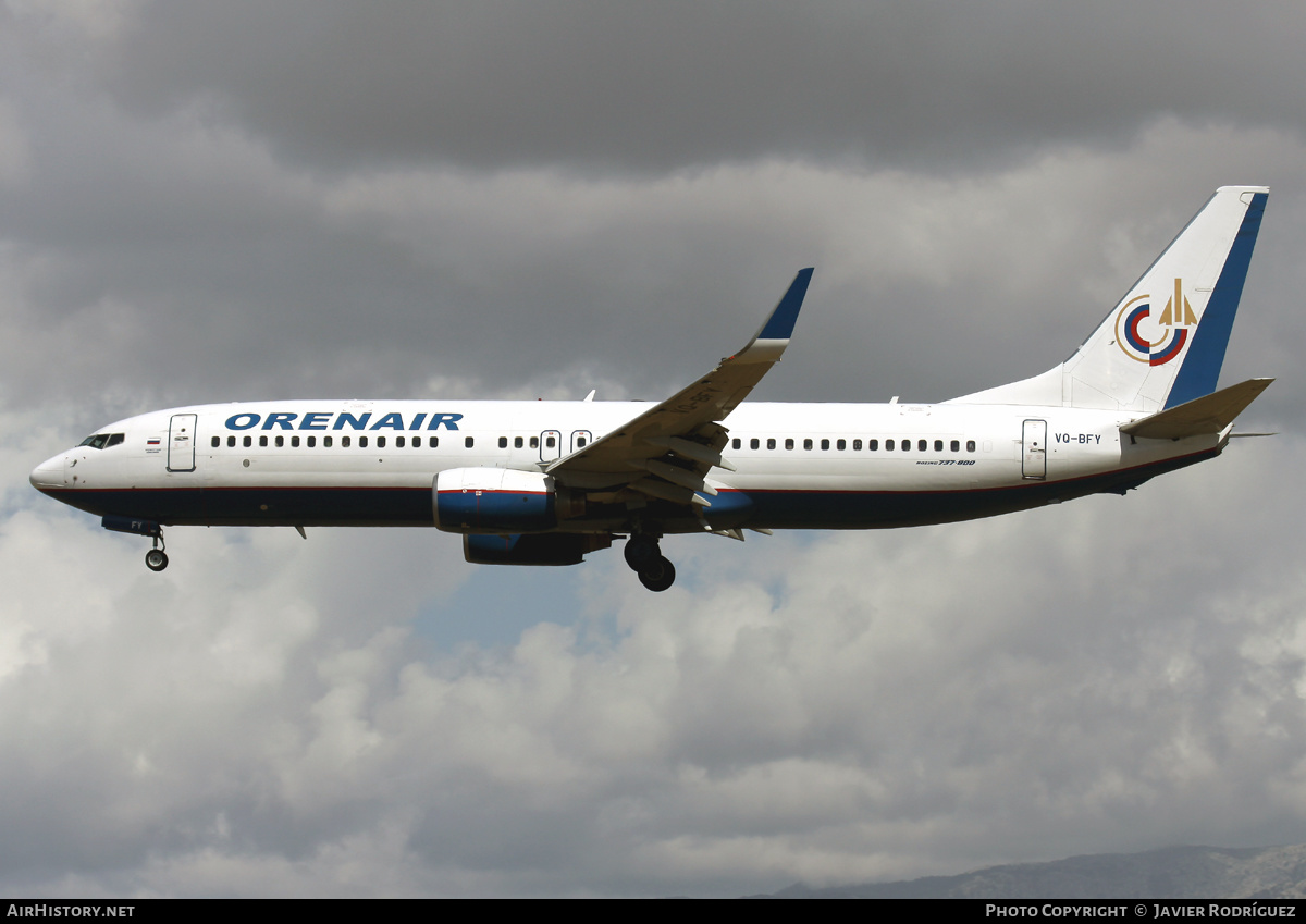 Aircraft Photo of VQ-BFY | Boeing 737-86N | Orenair | AirHistory.net #568318