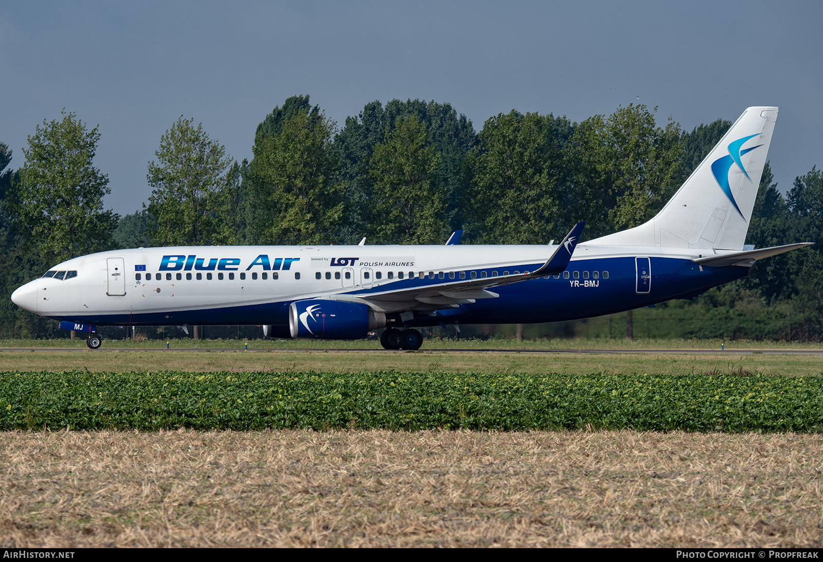 Aircraft Photo of YR-BMJ | Boeing 737-82R | Blue Air | AirHistory.net #568320