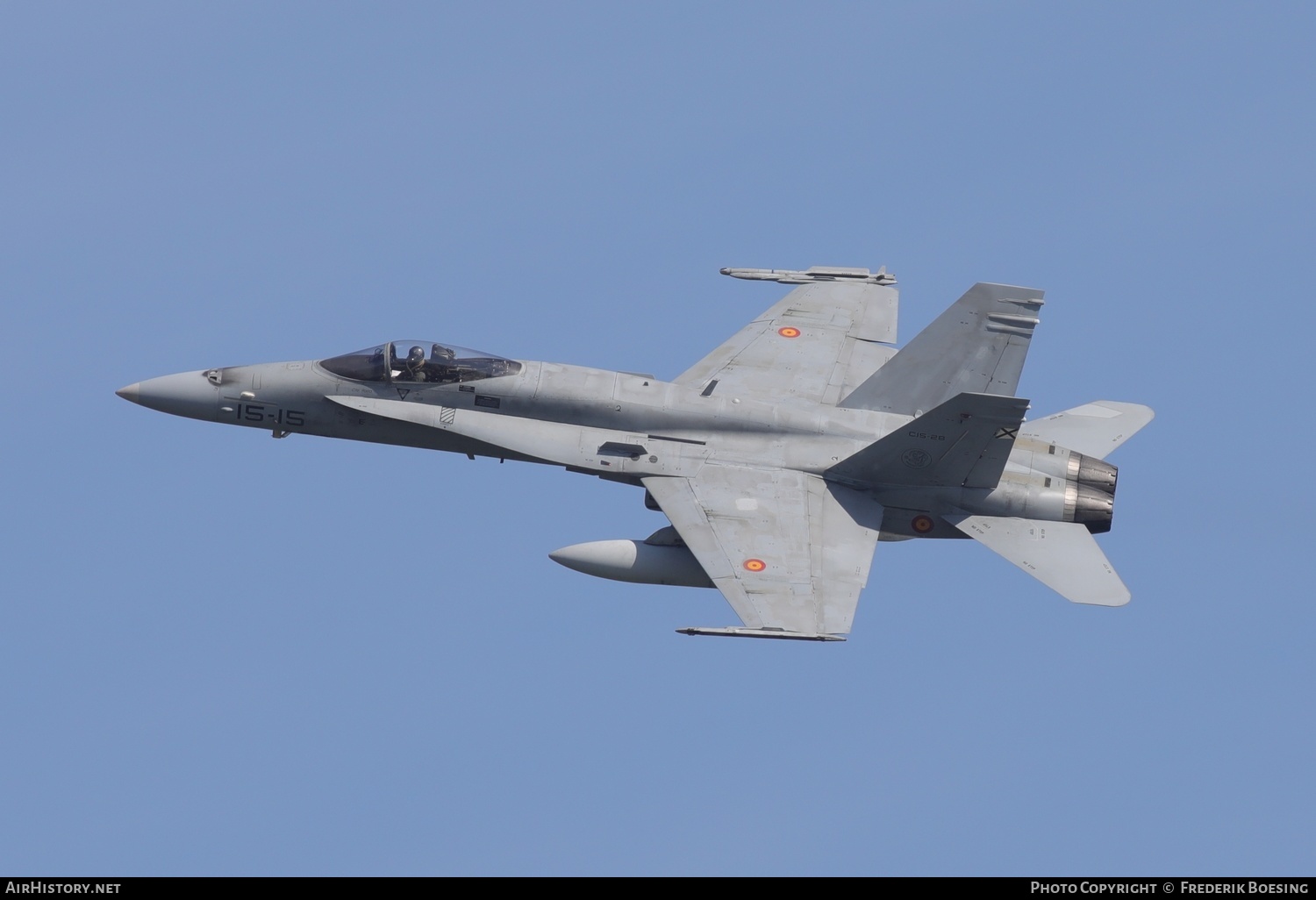 Aircraft Photo of C.15-28 | McDonnell Douglas EF-18M Hornet | Spain - Air Force | AirHistory.net #568333