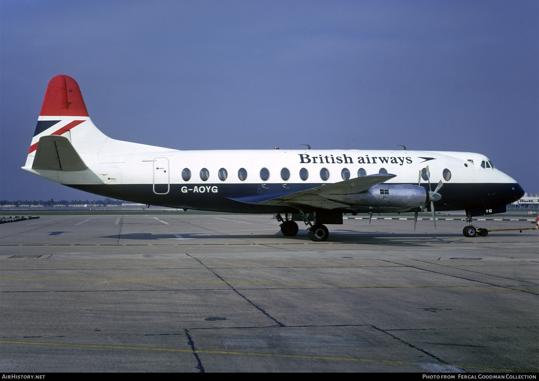 Aircraft Photo of G-AOYG | Vickers 806 Viscount | British Airways | AirHistory.net #568368