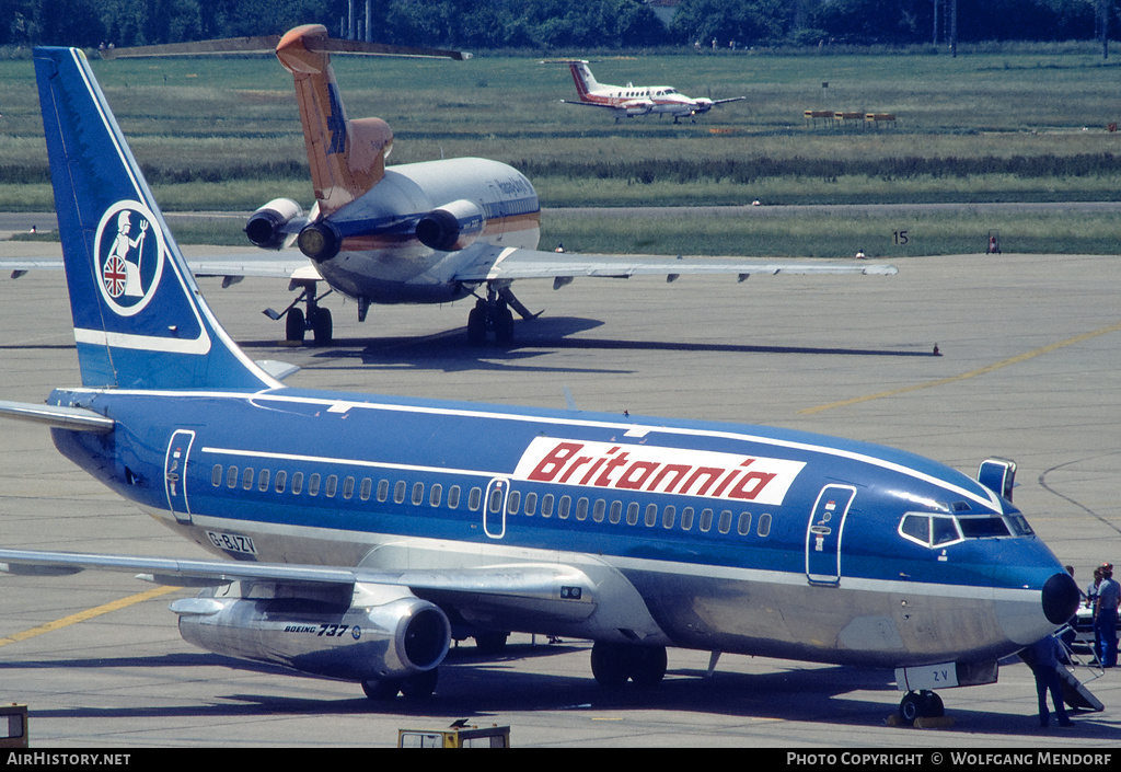 Aircraft Photo of G-BJZV | Boeing 737-296/Adv | Britannia Airways | AirHistory.net #568392