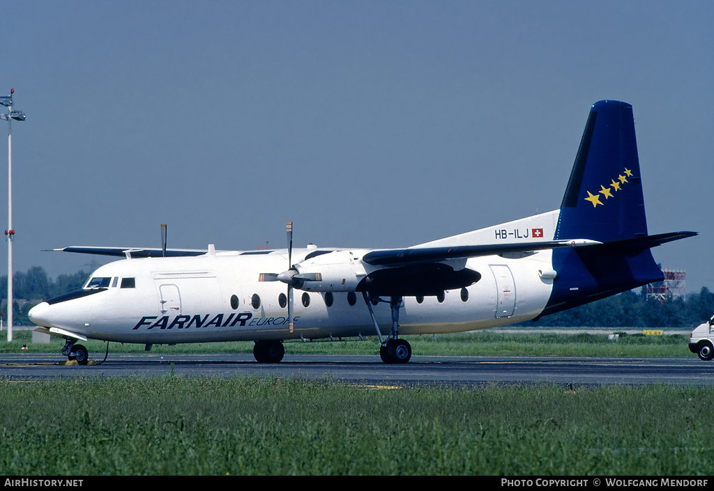 Aircraft Photo of HB-ILJ | Fokker F27-500 Friendship | Farnair Europe | AirHistory.net #568395