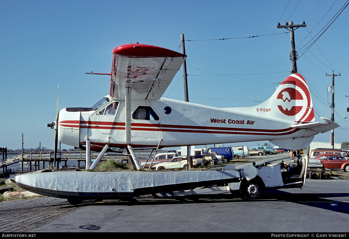 Aircraft Photo of C-FOSP | De Havilland Canada DHC-2 Beaver Mk1 | West Coast Air | AirHistory.net #568398