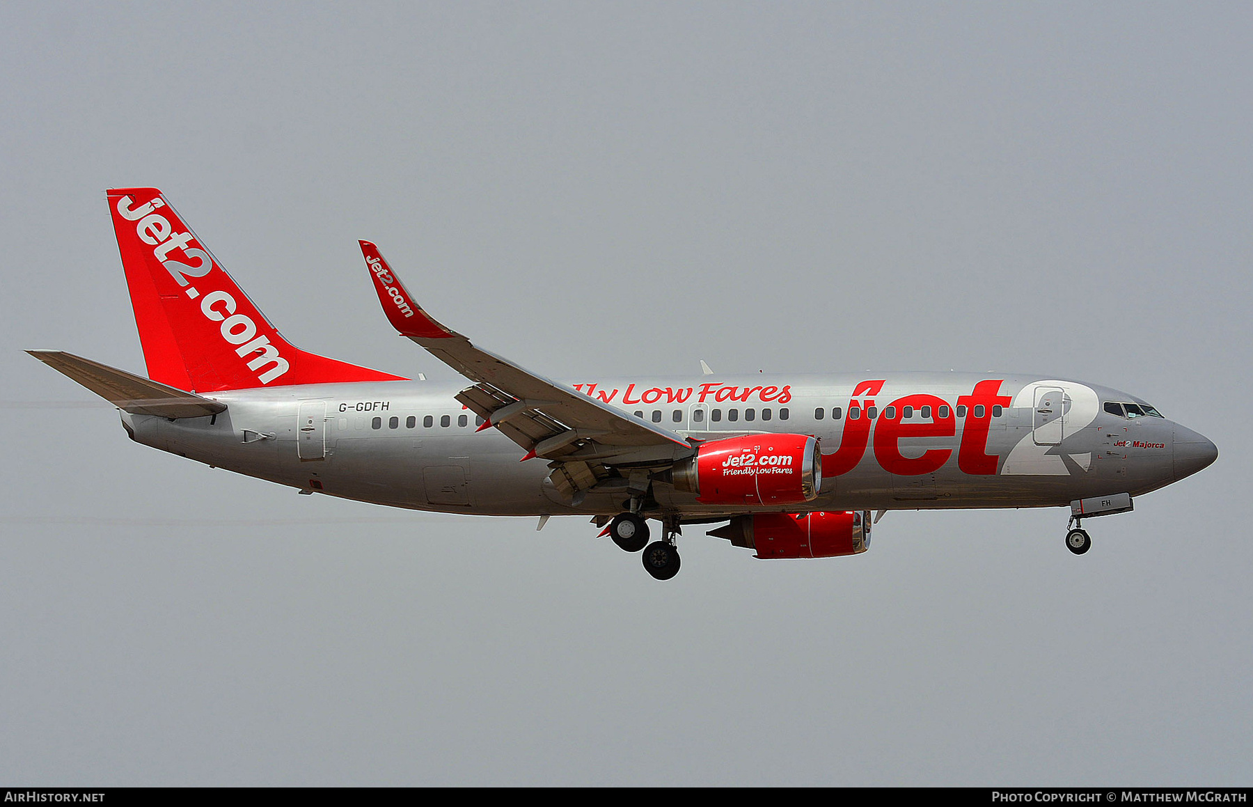 Aircraft Photo of G-GDFH | Boeing 737-3Y5 | Jet2 | AirHistory.net #568427