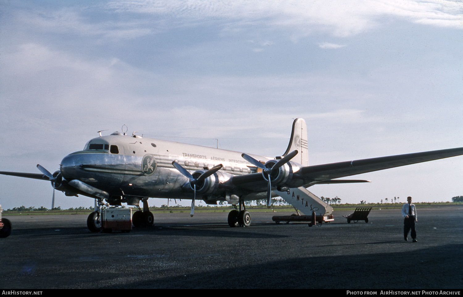 Aircraft Photo of F-BDRJ | Douglas C-54A Skymaster | Transports Aeriens Intercontinentaux - TAI | AirHistory.net #568451