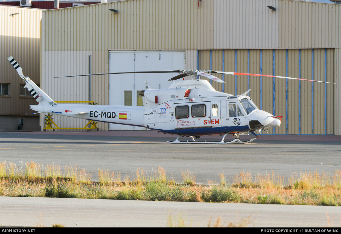 Aircraft Photo of EC-MQD | Bell 412HP | Generalitat Valenciana | AirHistory.net #568455