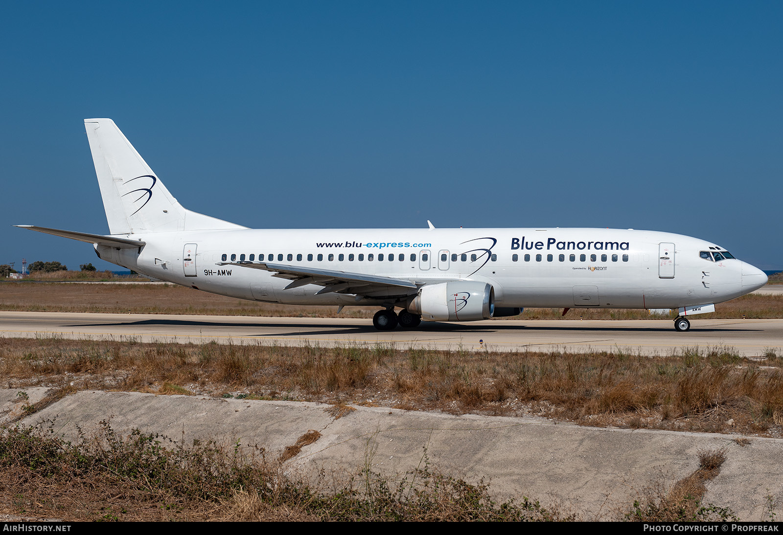 Aircraft Photo of 9H-AMW | Boeing 737-4Q8 | Blue Panorama Airlines | AirHistory.net #568476