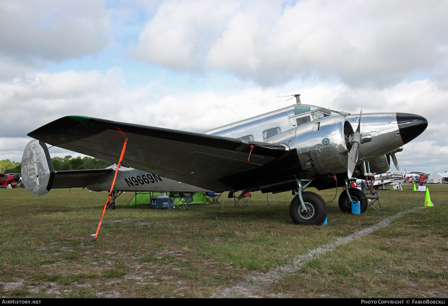 Aircraft Photo of N9669N | Beech E18S-9700 | AirHistory.net #568478