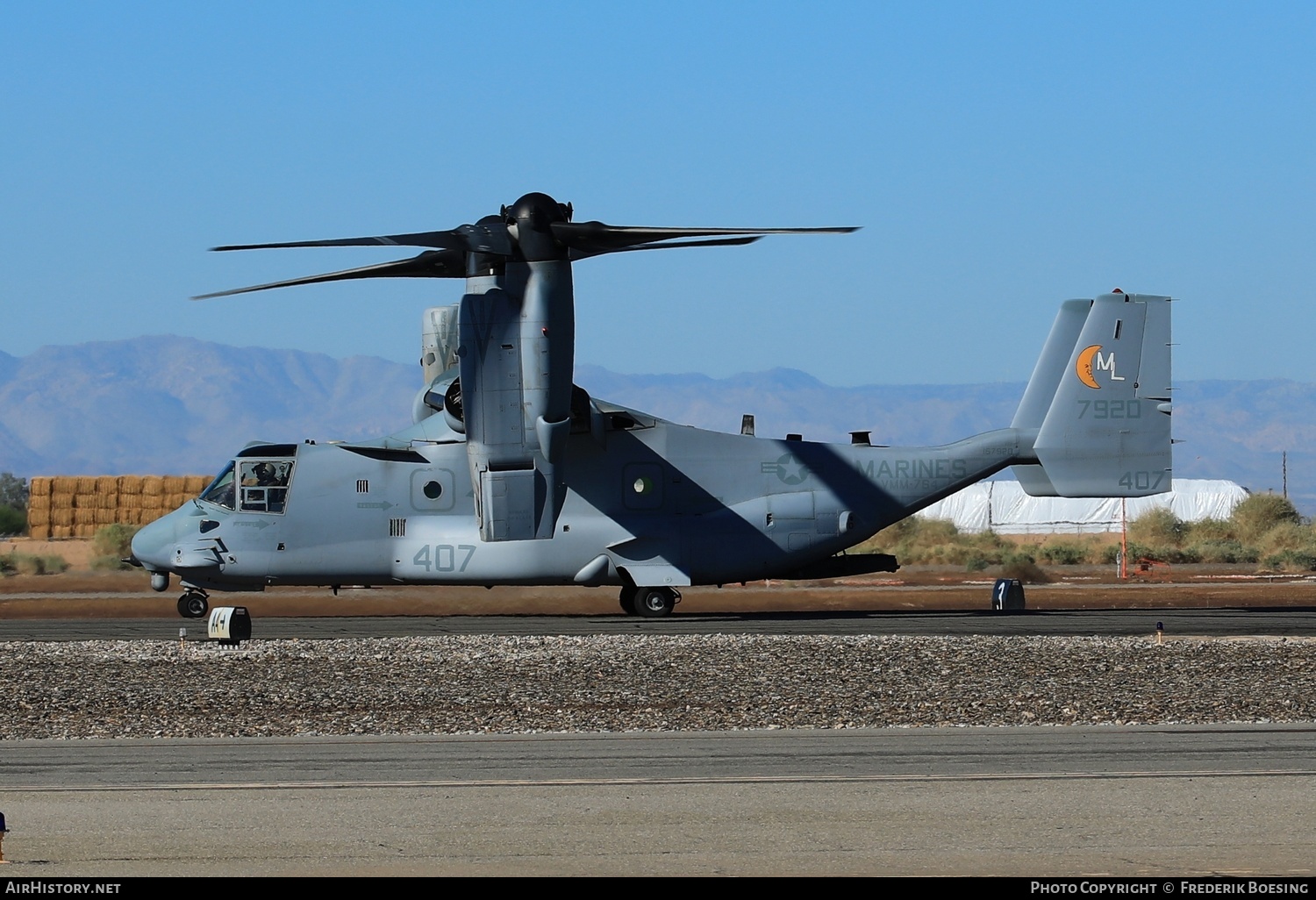 Aircraft Photo of 167920 | Bell-Boeing MV-22B Osprey | USA - Marines | AirHistory.net #568501