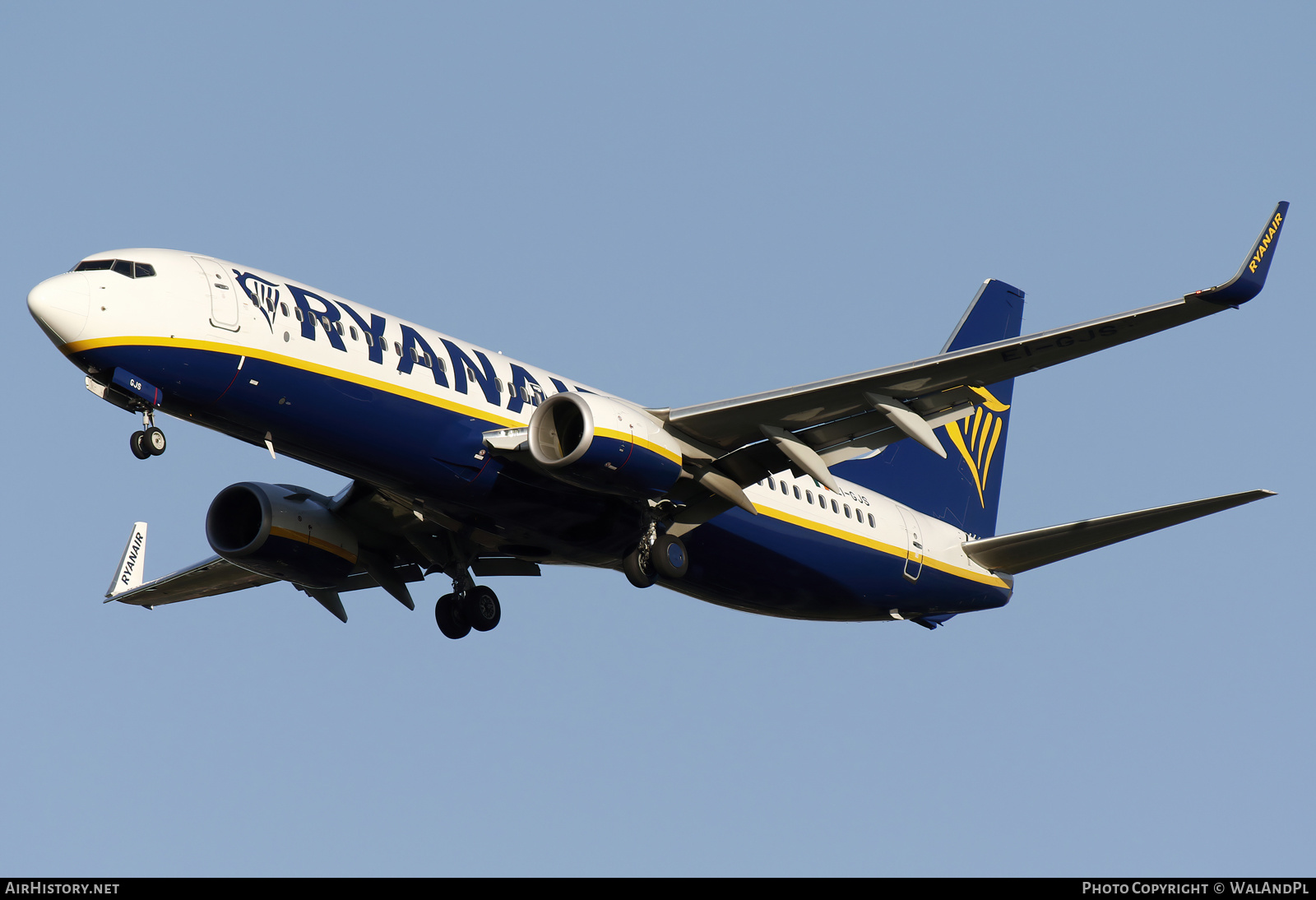 Aircraft Photo of EI-GJS | Boeing 737-800 | Ryanair | AirHistory.net #568531