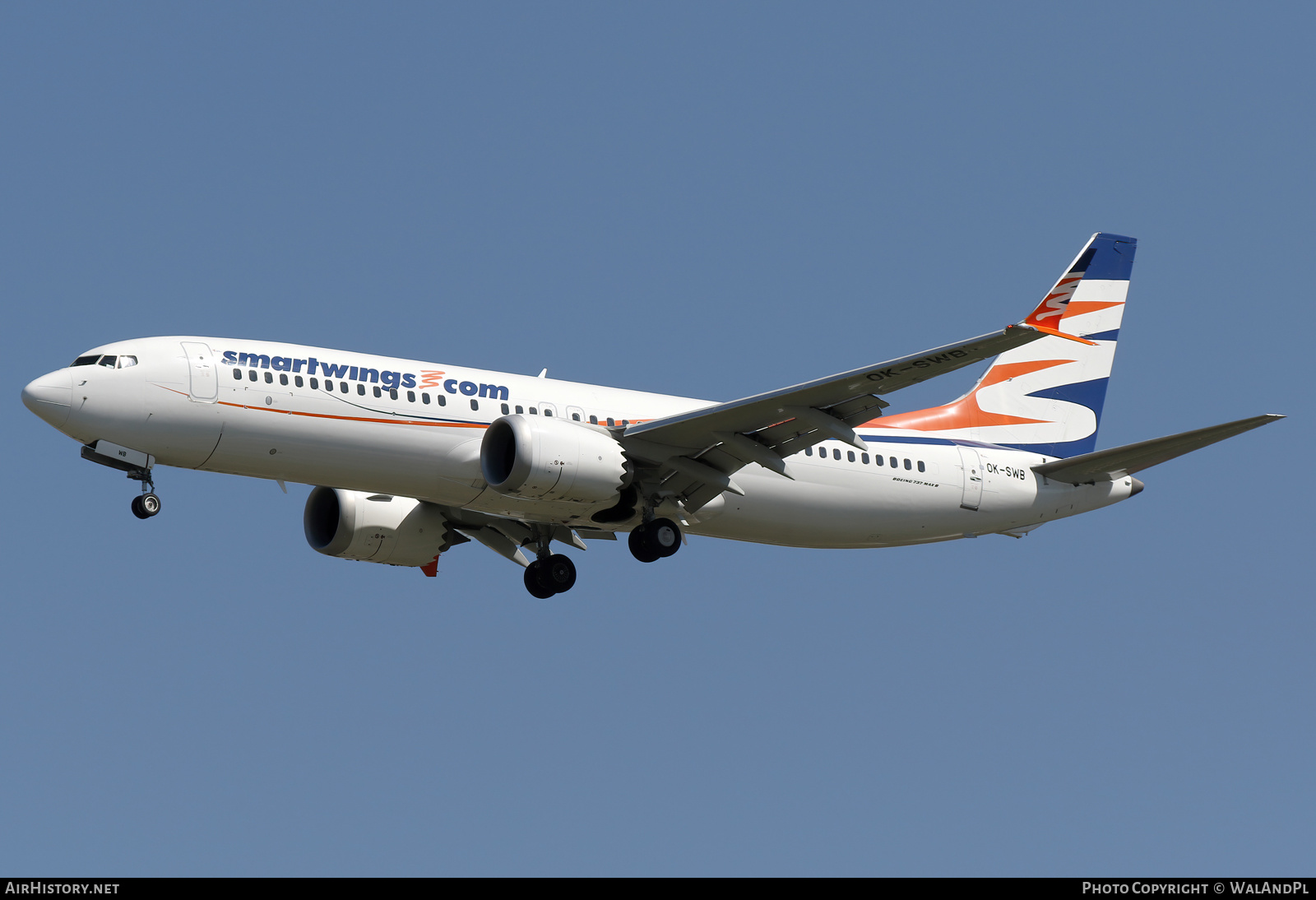 Aircraft Photo of OK-SWB | Boeing 737-8 Max 8 | Smartwings | AirHistory.net #568546