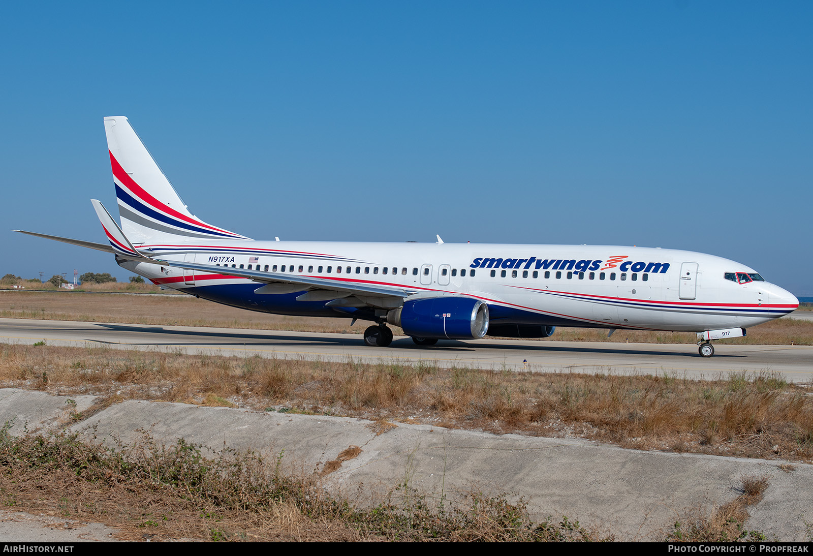 Aircraft Photo of N917XA | Boeing 737-86J | Smartwings | AirHistory.net #568553